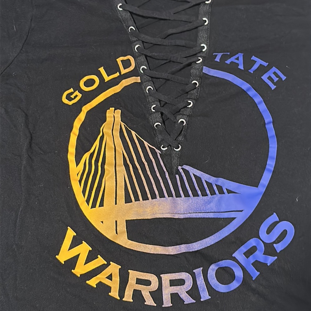 Golden State Warrior Criss Cross Soft Tee - Picture 3 of 6
